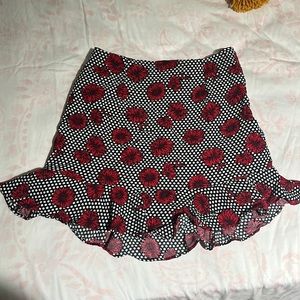 Polka dotted skirt